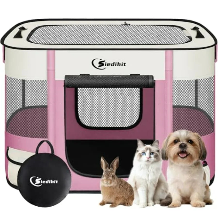 Cat / Puppy, Portable Playpens Indoor Outdoor Travel Camping