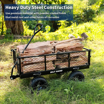 Steel Cart BILT HARD 400 lbs 10" Flat Free Tires