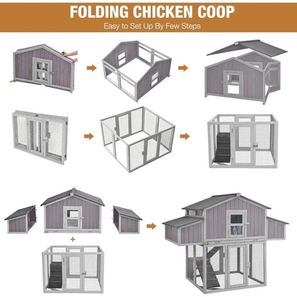 Large Chicken Coop for 6–8 Chickens
