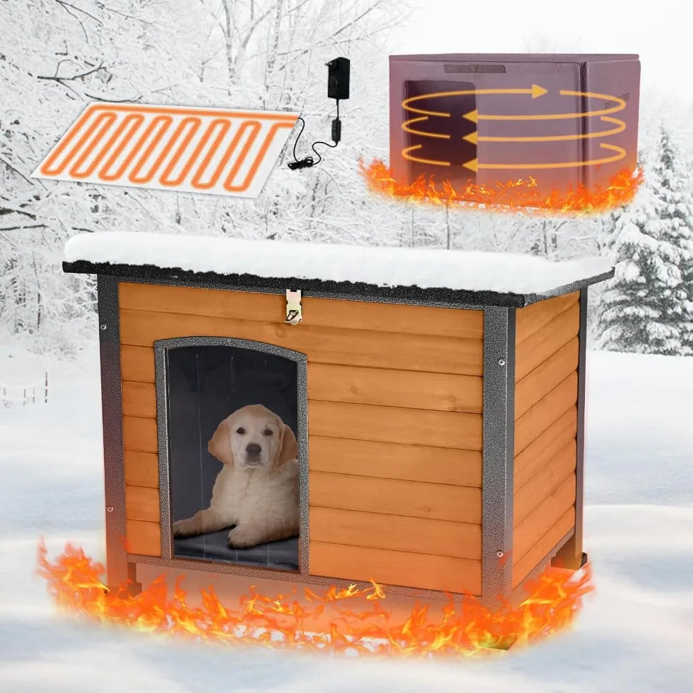 Outdoor Heated Doghouse
