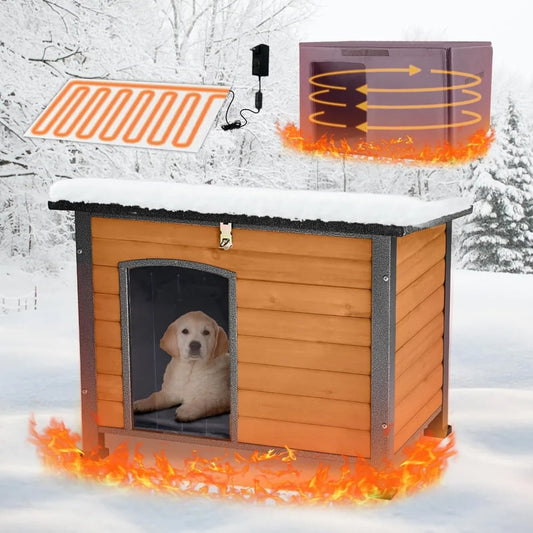 Outdoor Heated Doghouse