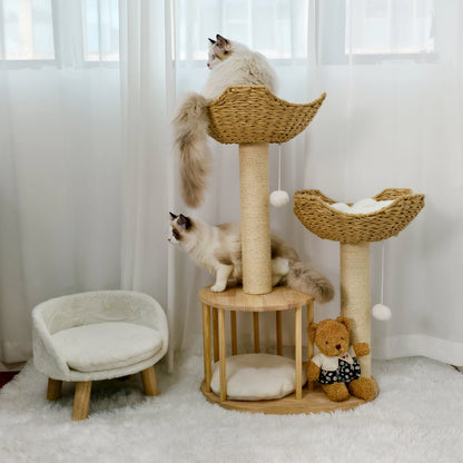 Cat Tree Tower Condo Furniture with Dangling Ball