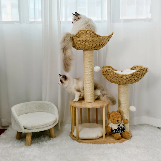 Cat Tree Tower Condo Furniture with Dangling Ball