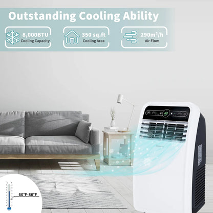 Air Conditioner, 8,000 BTU Portable