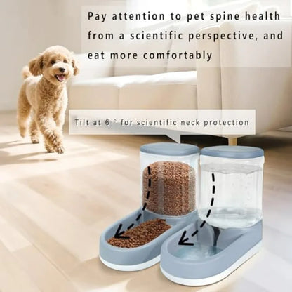Automatic Dog Cat Feeder and Water Dispenser