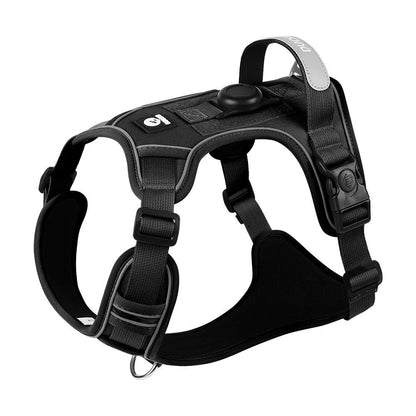 Dog Harness with Air tag Holder and Leash