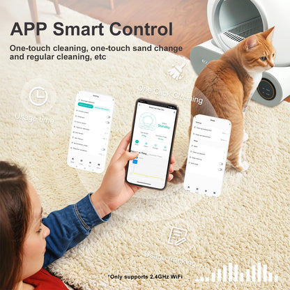 Self-Cleaning Litter Box