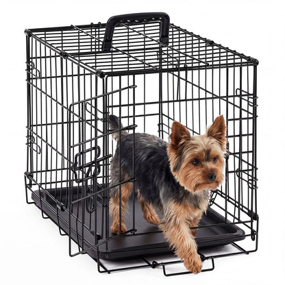 18 Inch Single Door Dog Crate Metal Pet Kennel