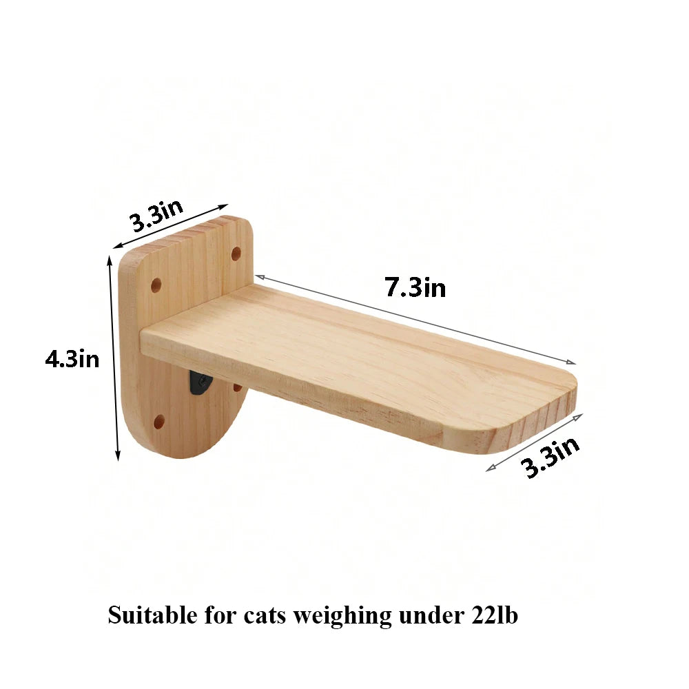 Cat Climbing Shelf Wall Mounted Four Step