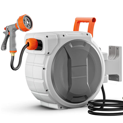 Garden Hose Reel Retractable Wall Mounted 3/4 IN