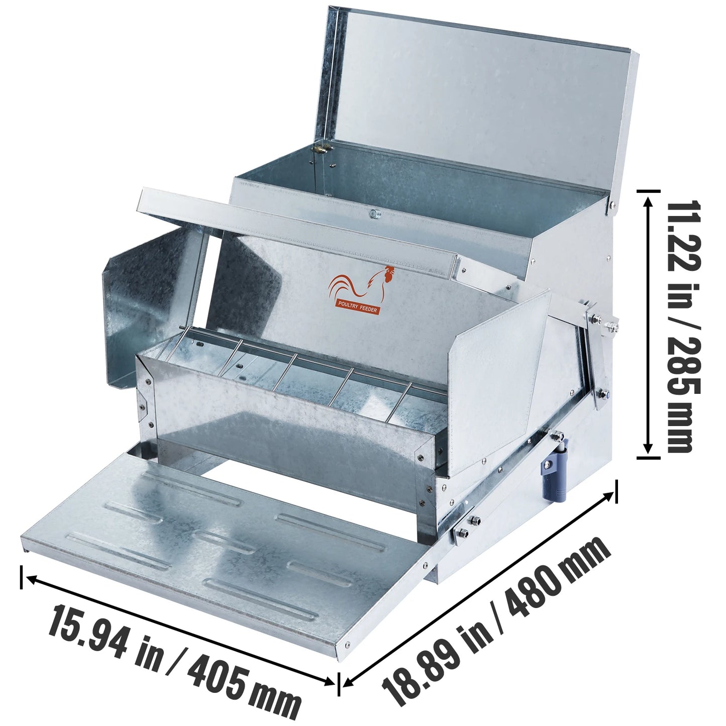 Automatic Chicken Feeder 25 lbs 10 Chickens for 11 Days