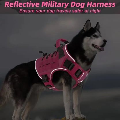 Adjustable No-Pull Tactical Dog Harness with Handle