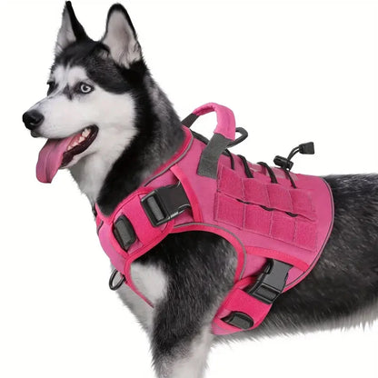 Adjustable No-Pull Tactical Dog Harness with Handle