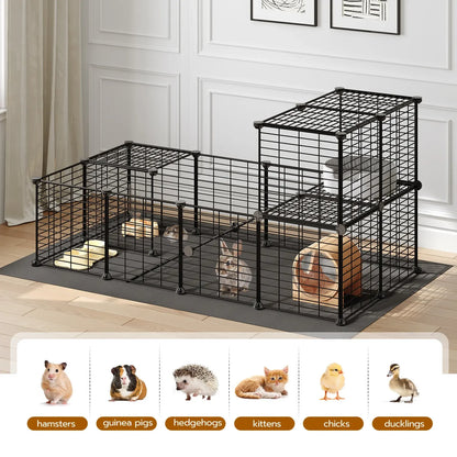 Guinea Pig Cage with Waterproof Mat