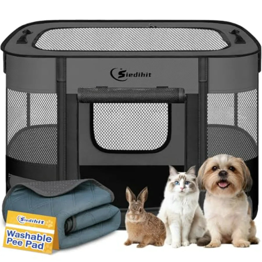 Cat / Puppy, Portable Playpens Indoor Outdoor Travel Camping