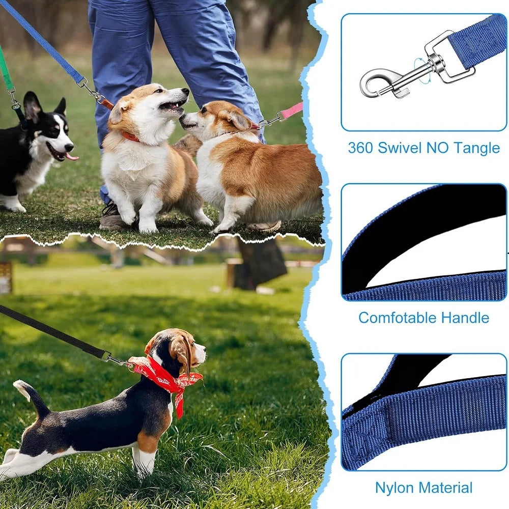 4ft-100ft Nylon Dog Leash for Dogs