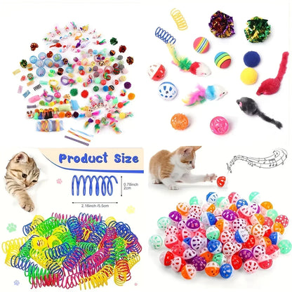 Cat Toy Variety Pack with Plush and Interactive Toys