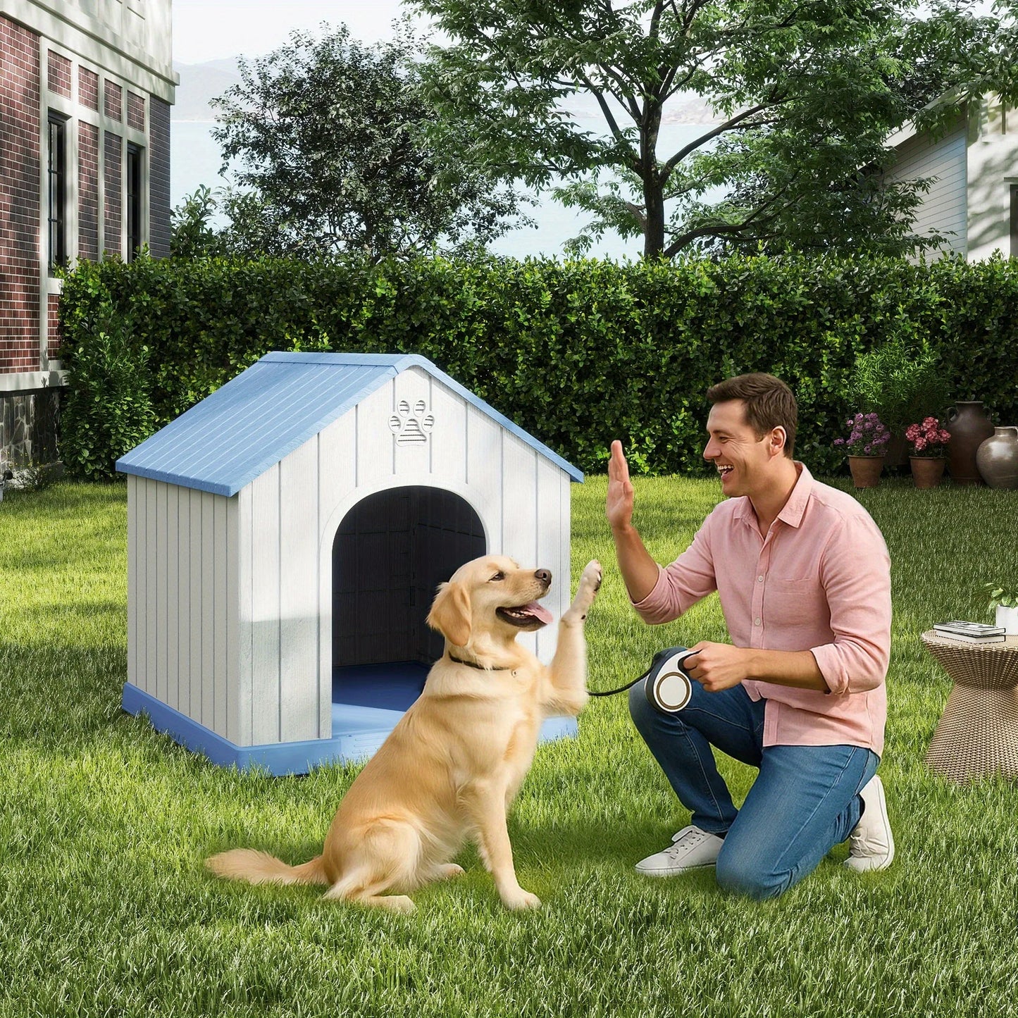 Weatherproof Doghouse Indoor Outdoor