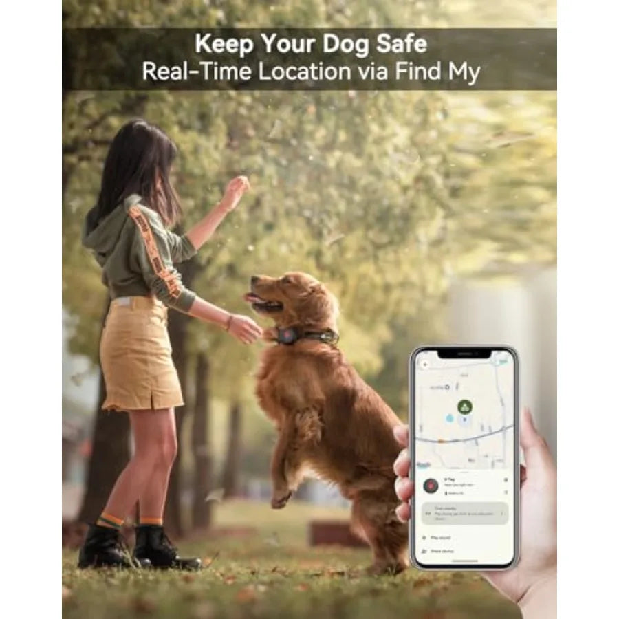 Dog Tracker Tag 2 Pack, Bluetooth Pet Tracker