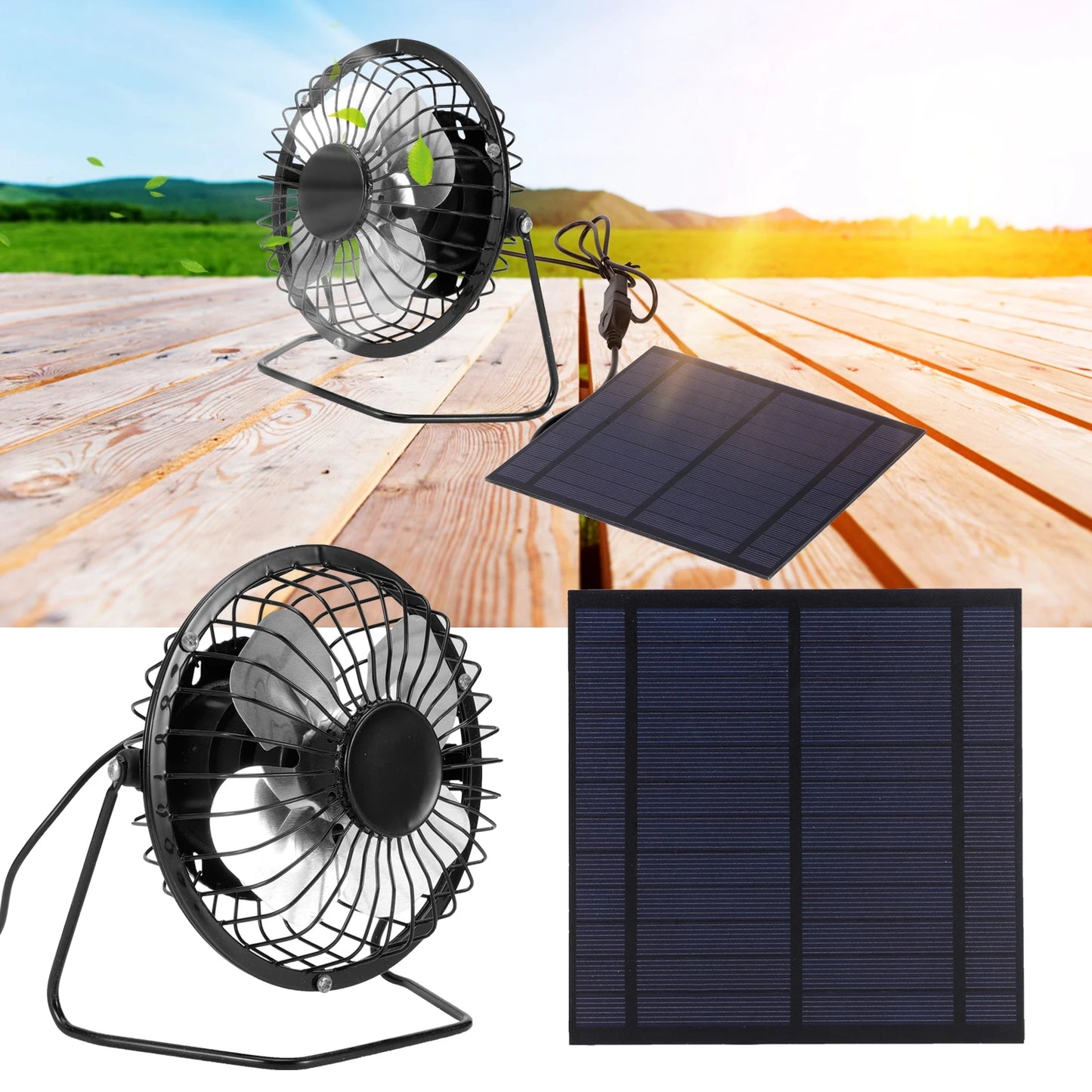 Solar Panel Cooling Fan 5W for Greenhouse