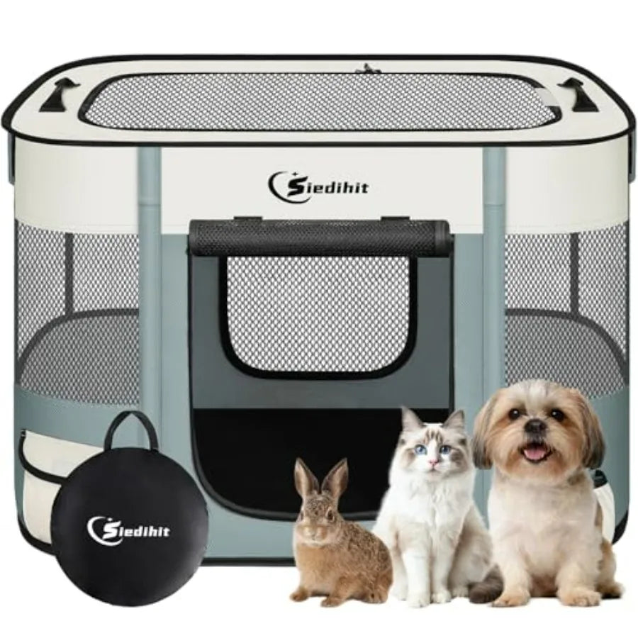 Cat / Puppy, Portable Playpens Indoor Outdoor Travel Camping