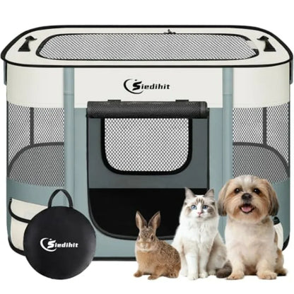 Cat / Puppy, Portable Playpens Indoor Outdoor Travel Camping