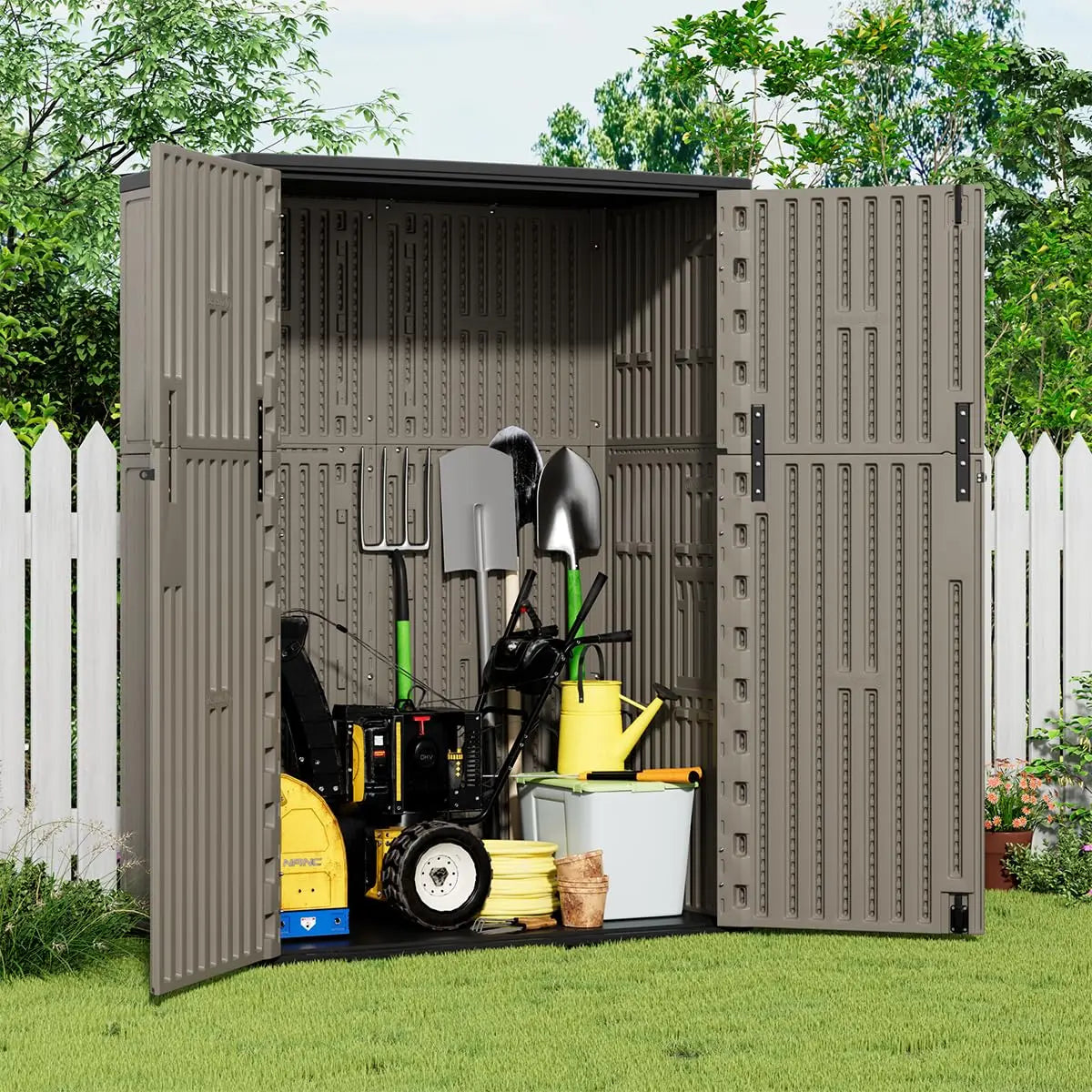 Outdoor Storage Shed,57 Cu.ft  Cabinet Waterproof