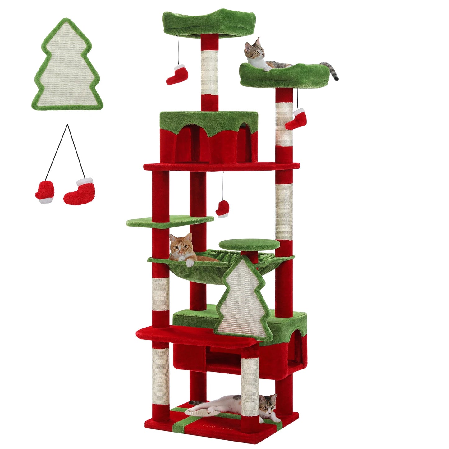 Large Cat Tree Tower for Indoor Cats