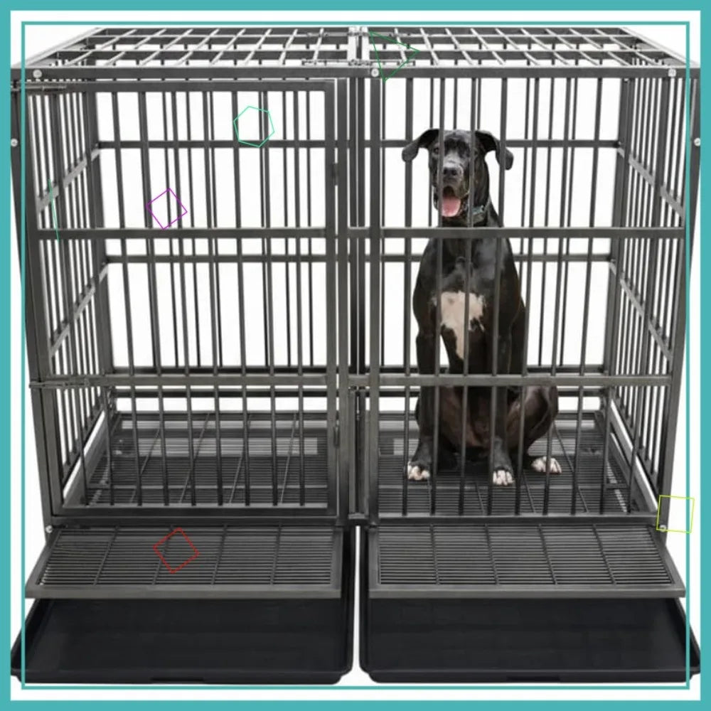 54 inch Heavy Duty Indestructible Dog Crate