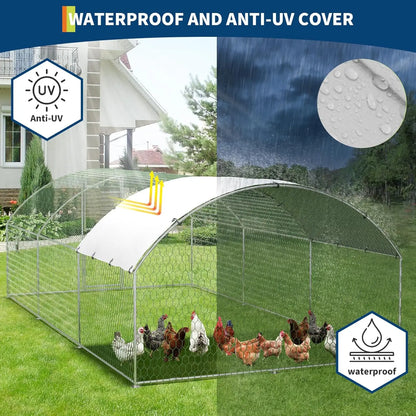 Large Metal Chicken Coop