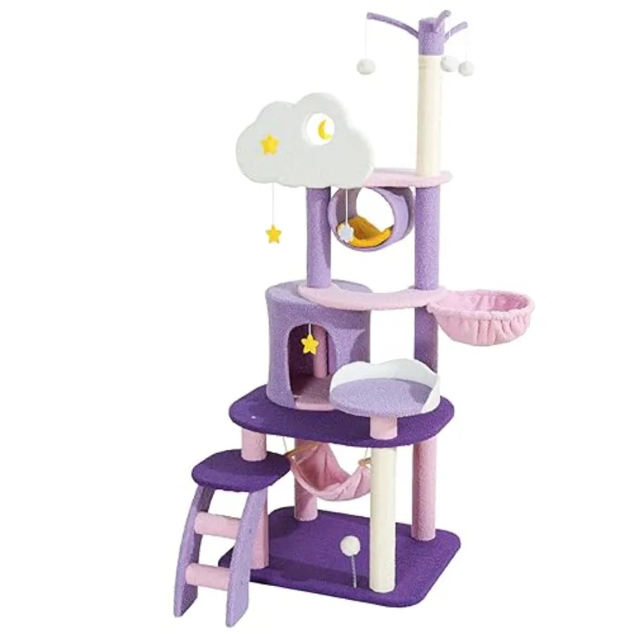 Cat Tower 65 Inches Tree