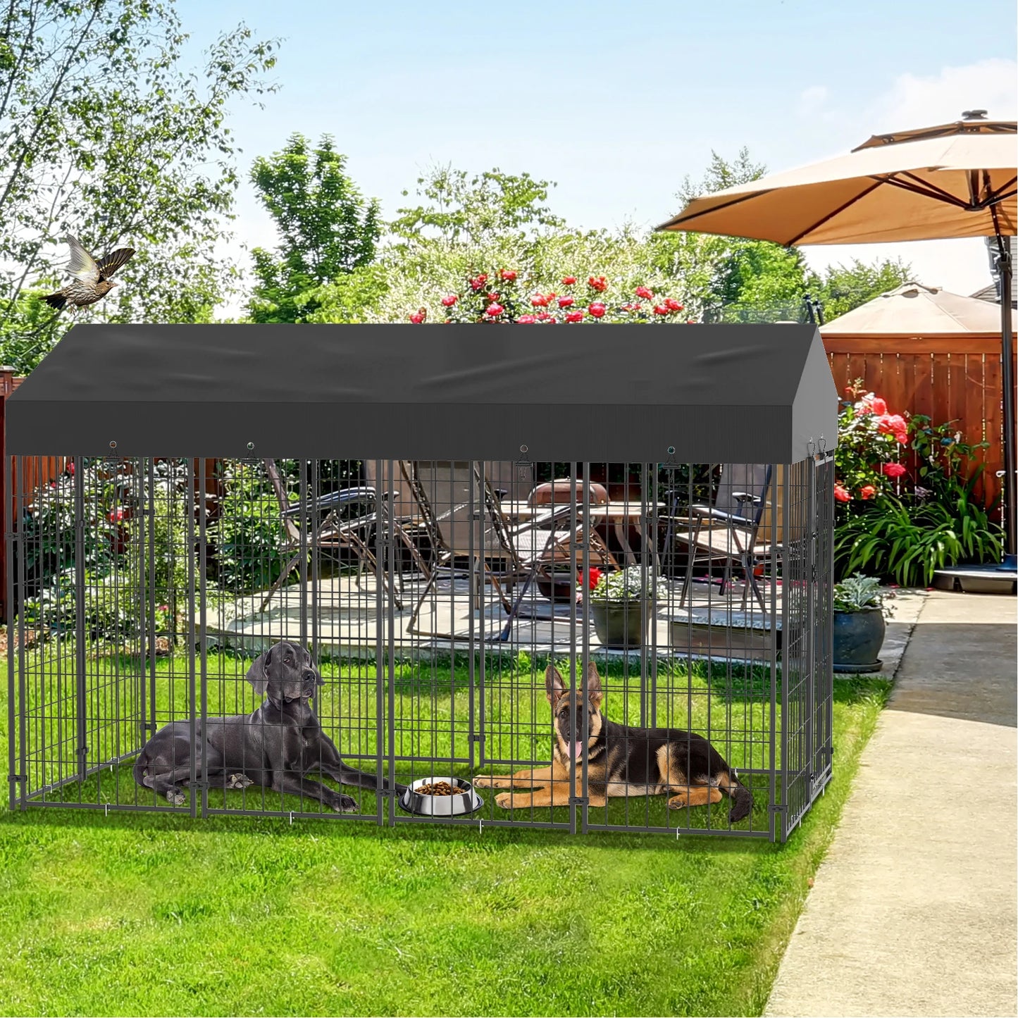 Large Dog Kennel Outdoor Dogs Welded Wire