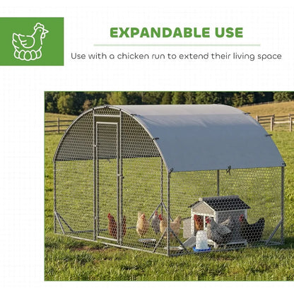 Outdoor Weatherproof Wooden Chicken Coop with Nesting Box