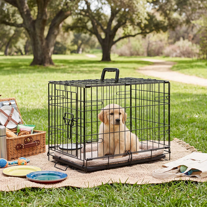 18 Inch Single Door Dog Crate Metal Pet Kennel