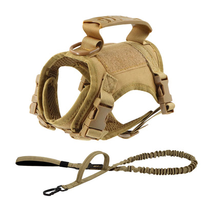 Tactical Puppy Harness Leash Set For Small Dogs