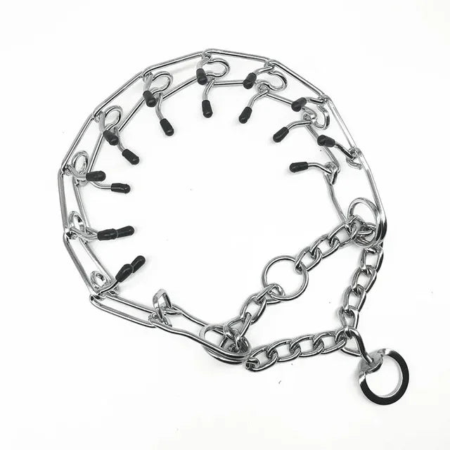 Collar Pinch Dog Training With Comfort Rubber Tips