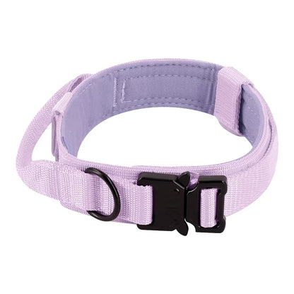 Dog Training Collar Adjustable Tactical W/ Leash