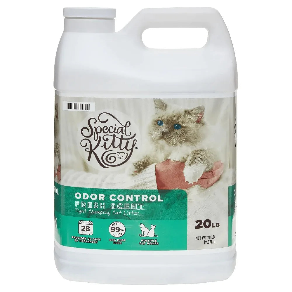 4-Pack 20LB EA Kitty Clumping Clay Cat Litter