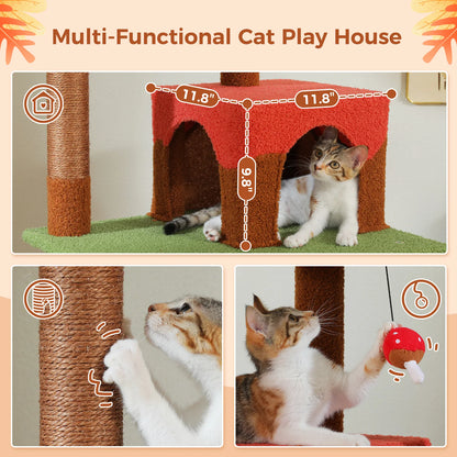 Multi-Level Cat Tree Tower with Condo Hammock