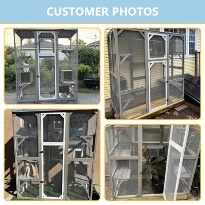 Catio Outdoor Cat Enclosure Large Window