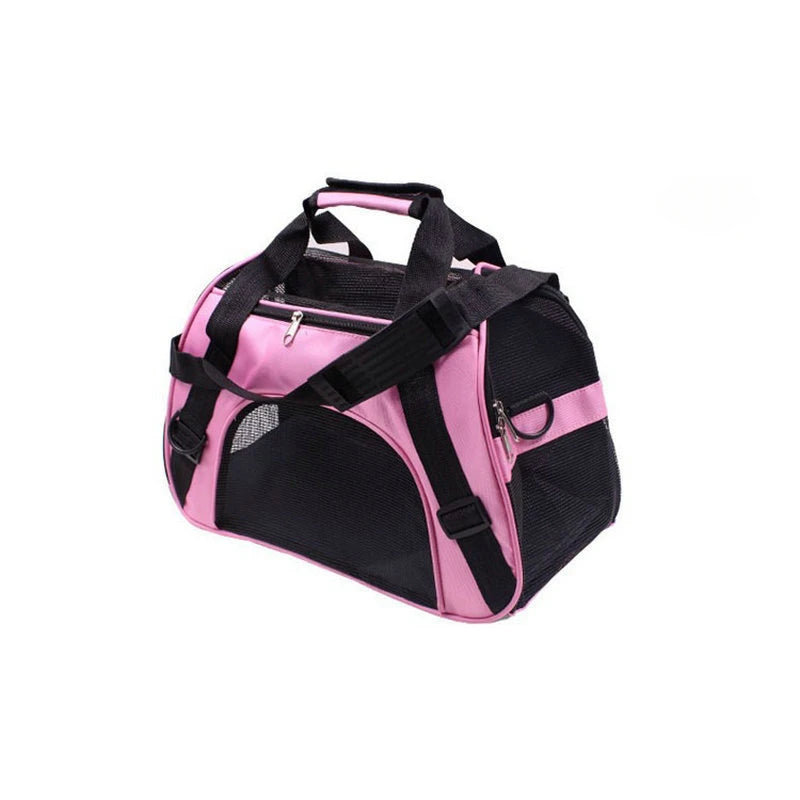 Portable Dog Cat Carrier Bag Breathable Mesh