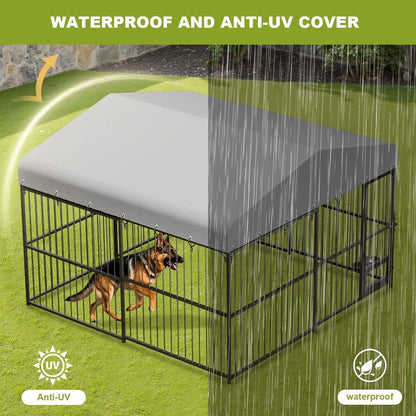 Large Dog Kennel Outside,10x10x6 FT