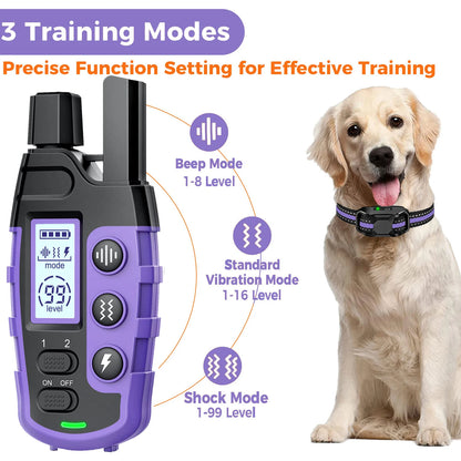 Electric Dog Training Collar Remote Control 3300Ft