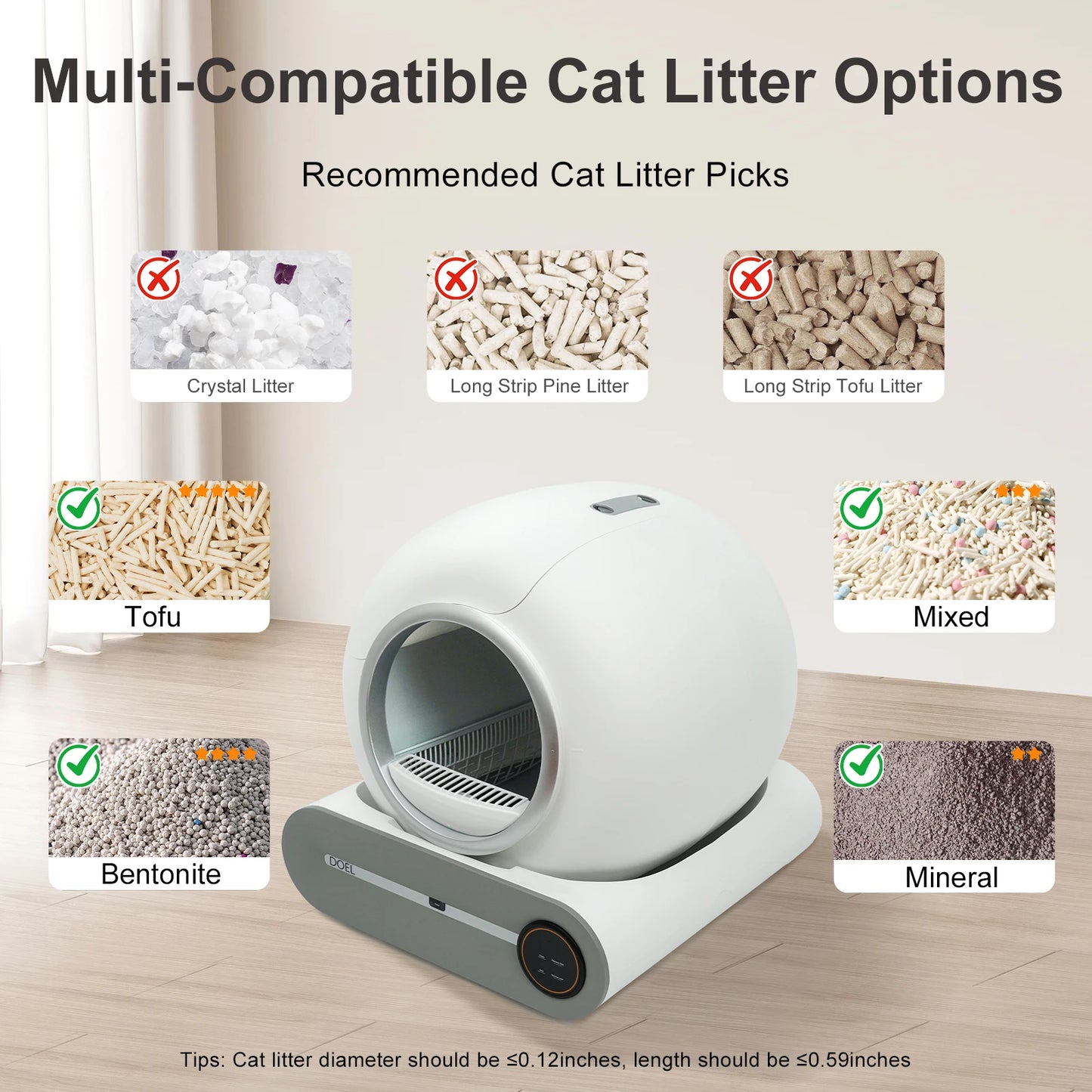 Self-Cleaning Litter Box