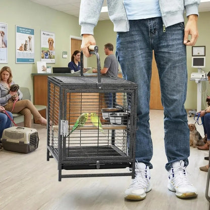 Sturdy Portable Small Bird Travel Cage