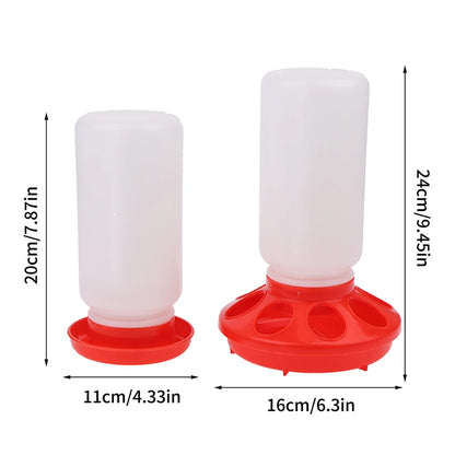 Poultry Pigeon Thickened Feeder and Water Dispense