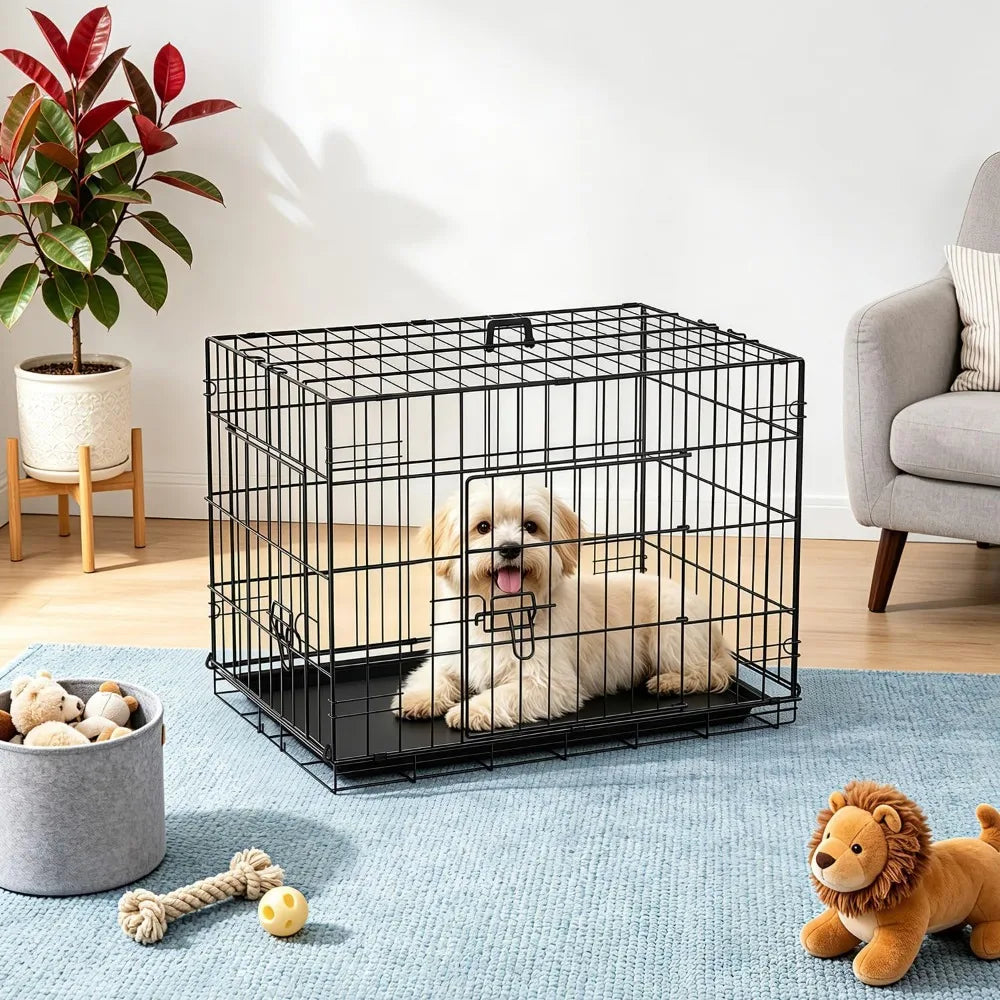 24-Inch Dog Crate for Small Dogs