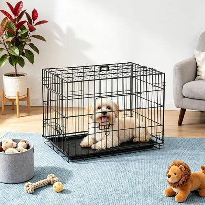 24-Inch Dog Crate for Small Dogs