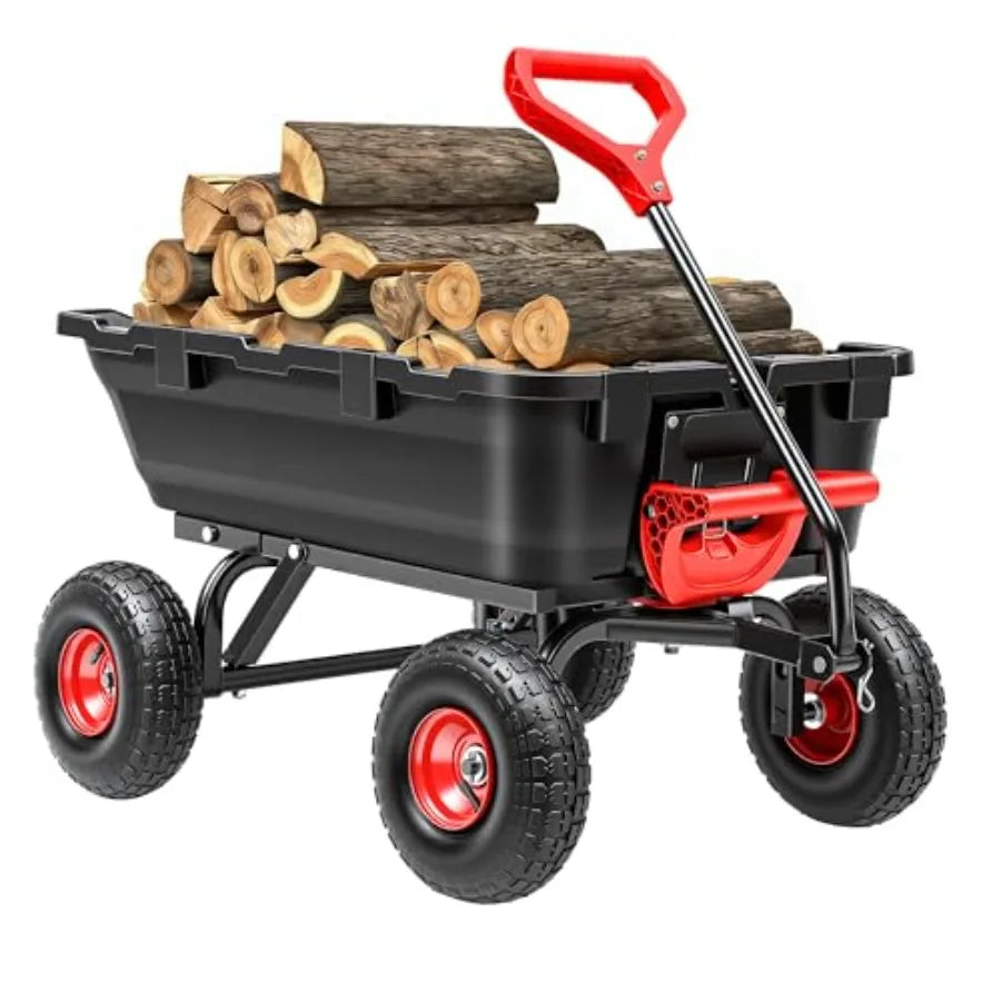 Dump Wagon Cart for Farm Use Steel Frame
