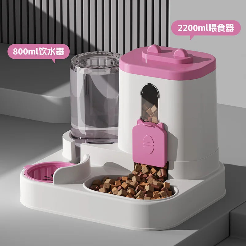 Cat /Dog Bowl Automatic Feeder/Water Dispenser